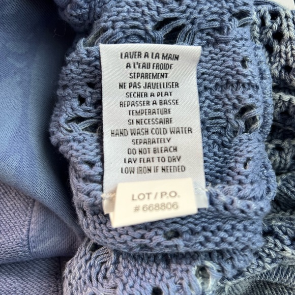 TRIBAL Crochet Shoulder Pullover - Picture 16 of 16